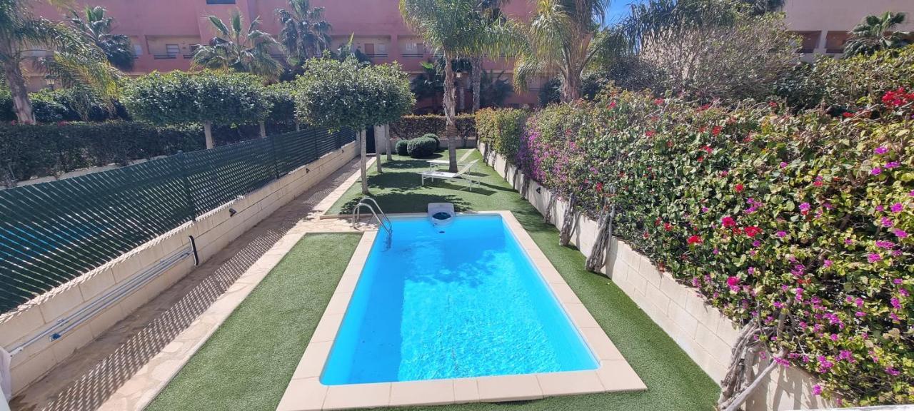 Homes Of Spain, Apartamentos Paraiso Vera Playa, Ed Nuku Hiva, Bajo W Con Jardin Y Piscina Privada A Pie De Playa, Wifi Playas de Vera Zewnętrze zdjęcie